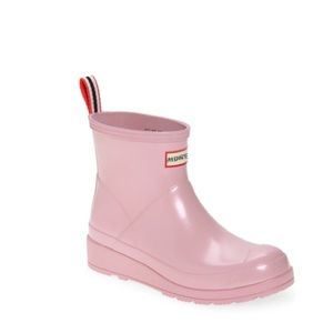 NWT HUNTER NEBULA PINK RAIN BOOTS